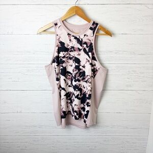 Under Armour Shore Break Loose Fit Heatgear Tank Pink Abstract XXL